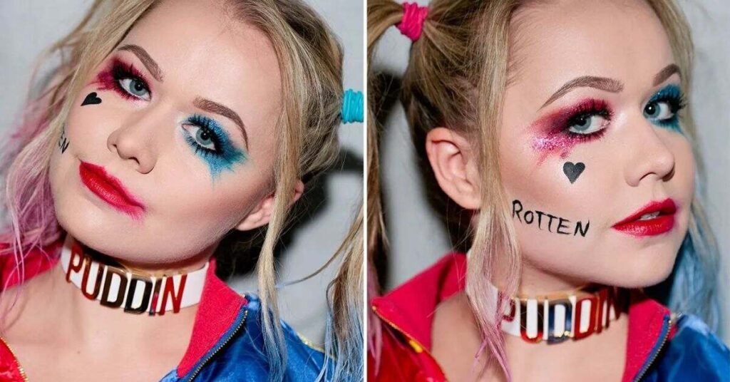 essentials you need for an easy harley quinn makeup (1) (1)