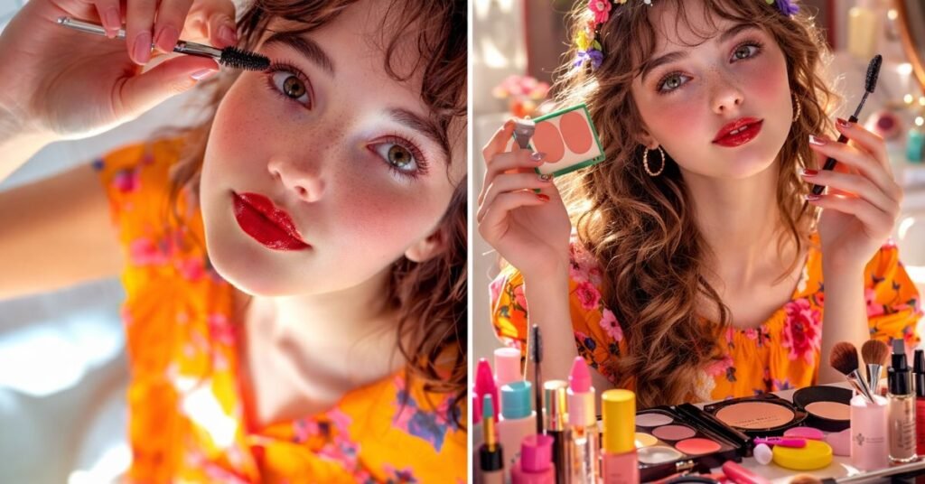 how to do 2000s british school girl makeup (step by step) (1)