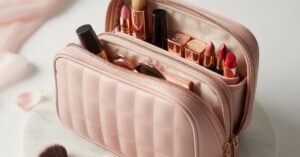 pink makeup bag stylish storage every beauty lover needs