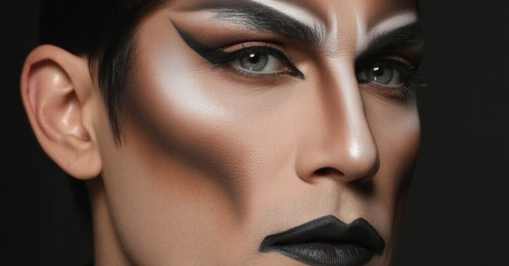 drag king makeup