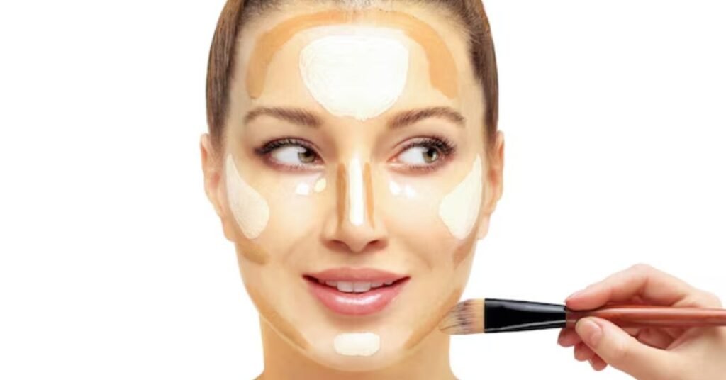 how to contour your face step by step