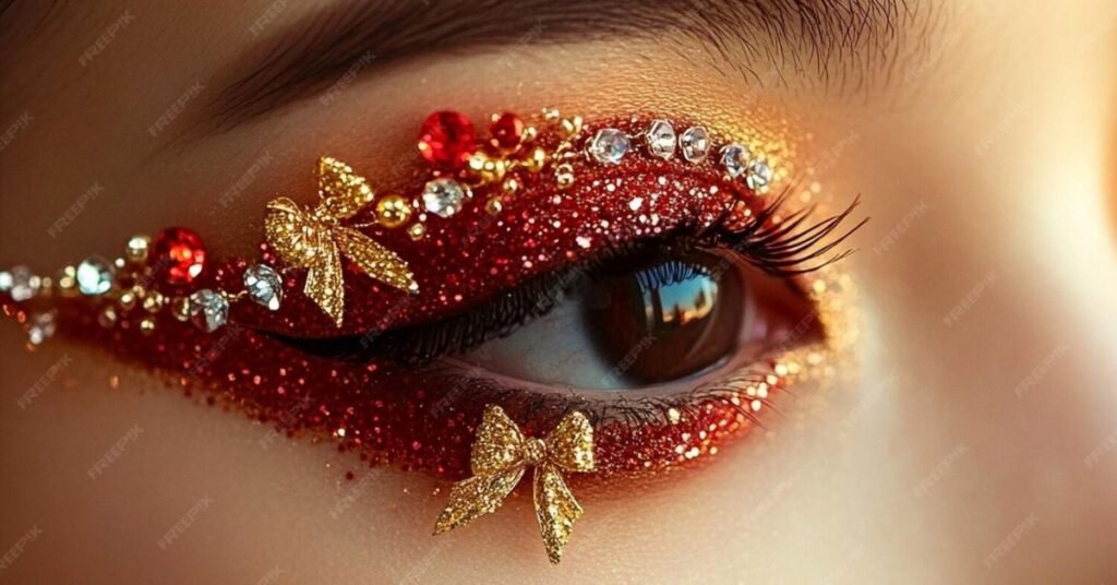 Glitter Eye Makeup