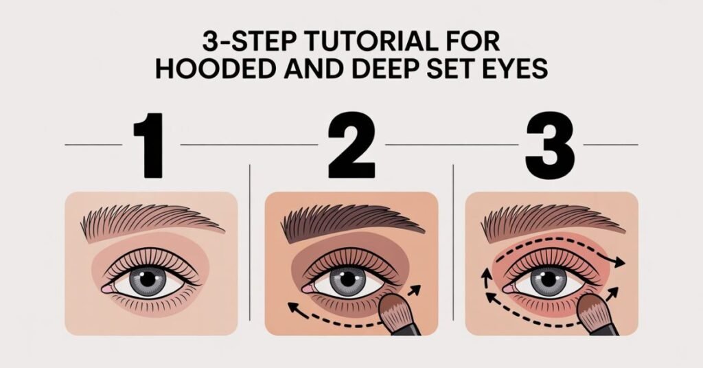 deep set eyes makeup
