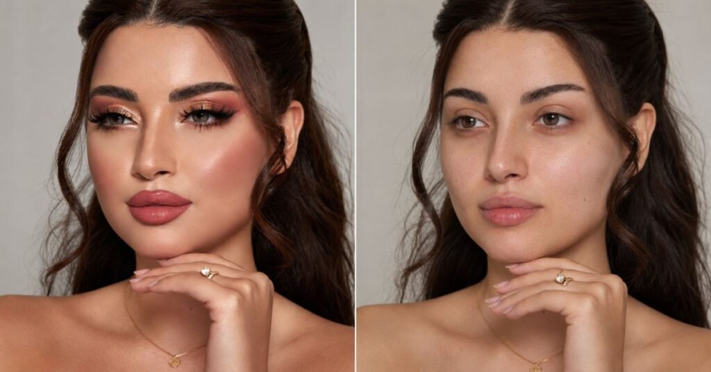 no makeup makeup look